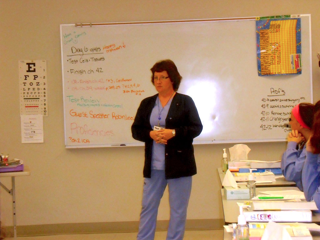 Ross Medical Education Center Port Huron Medical Assistant Recognition Week Robin Lee Speaker