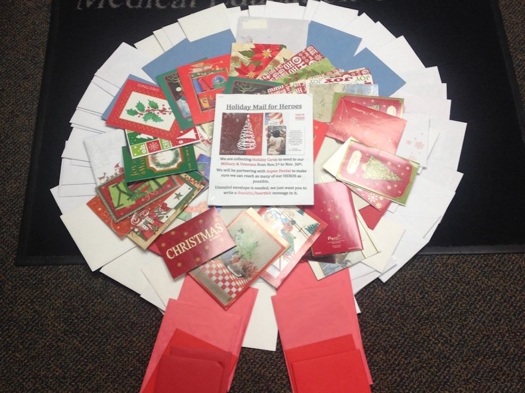 Ross Medical Education Center New Baltimore Holiday Mail for Heroes Wreath