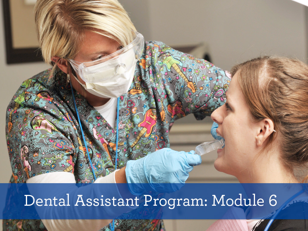 Ross Medical Education Center Dental Assistant Program Module 6 in Dental Office with Patient