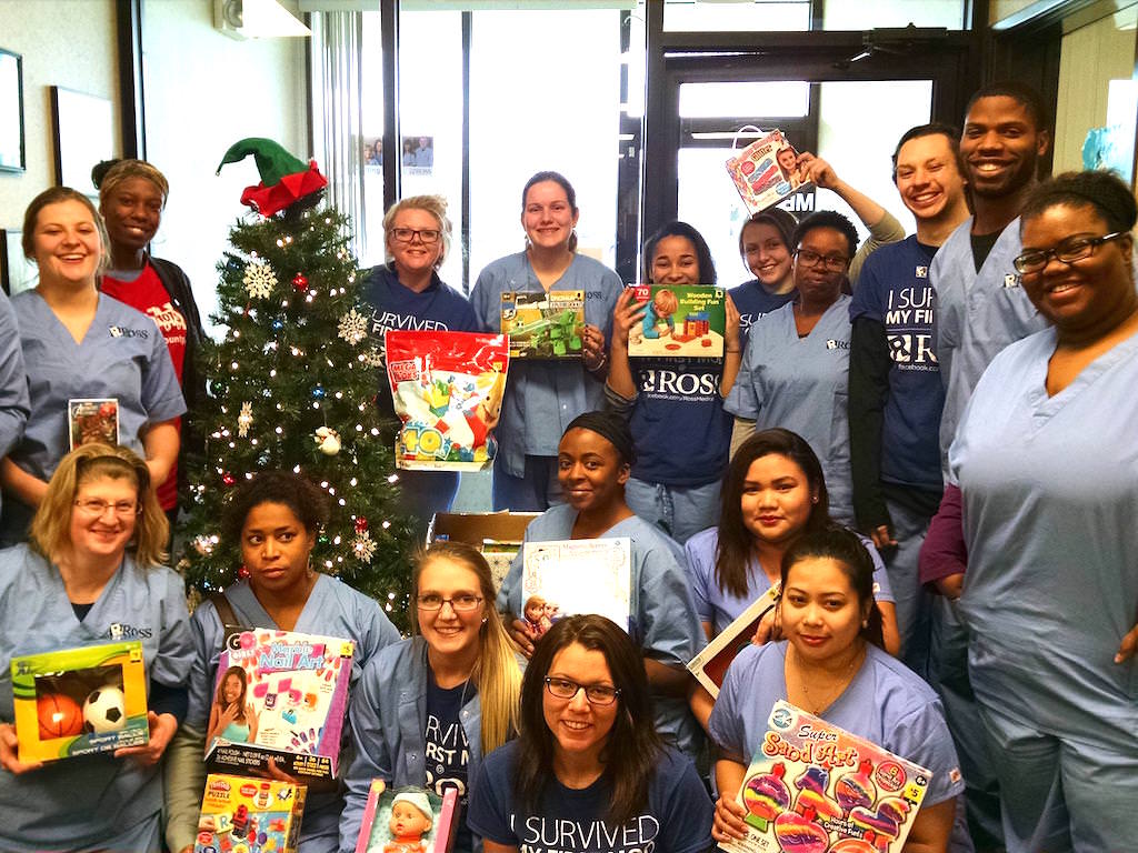 Ross Medical Education Center Ann Arbor Collects Toys for Tots