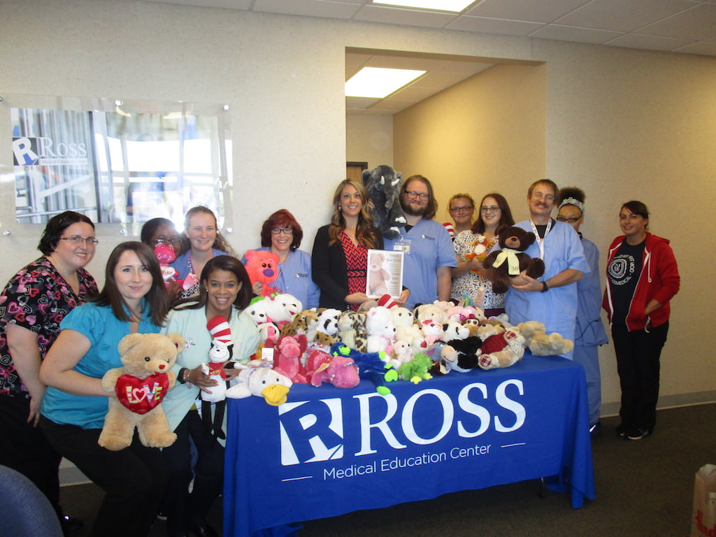 ross medical education center portage helps teddy bear posse