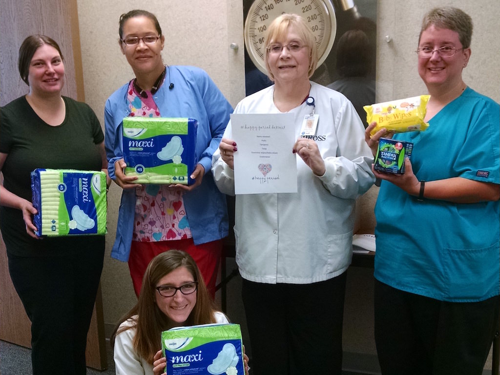 ross medical education center ann arbor supports happy period initiative