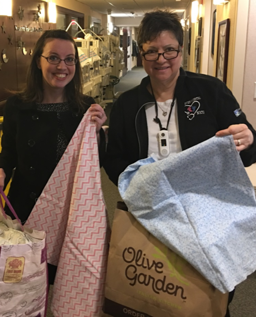 Ross Medical in Elyria Makes Blankets for NICU Patients | Ross Campus ...