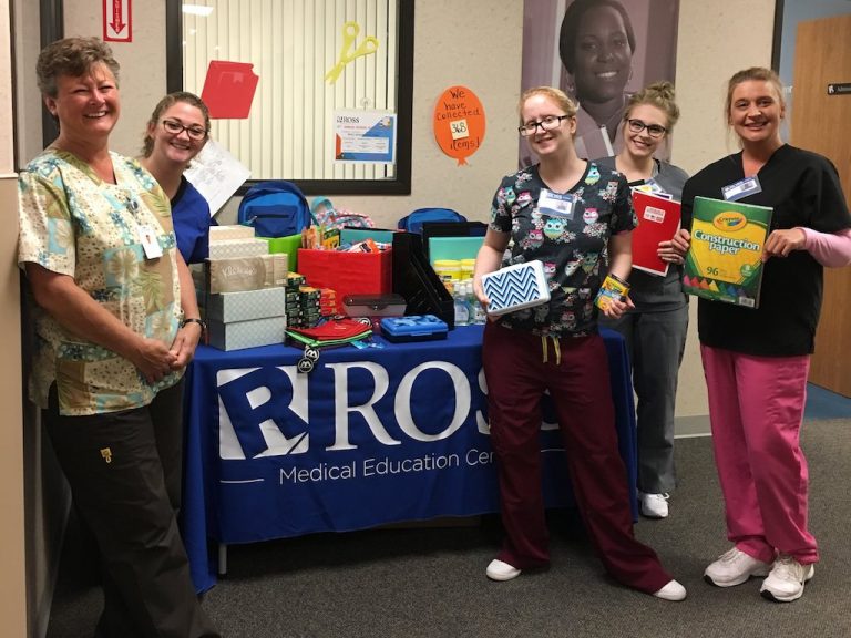 Ross Medical in Port Huron Collects Supplies for Local School District Ross Campus News and Events