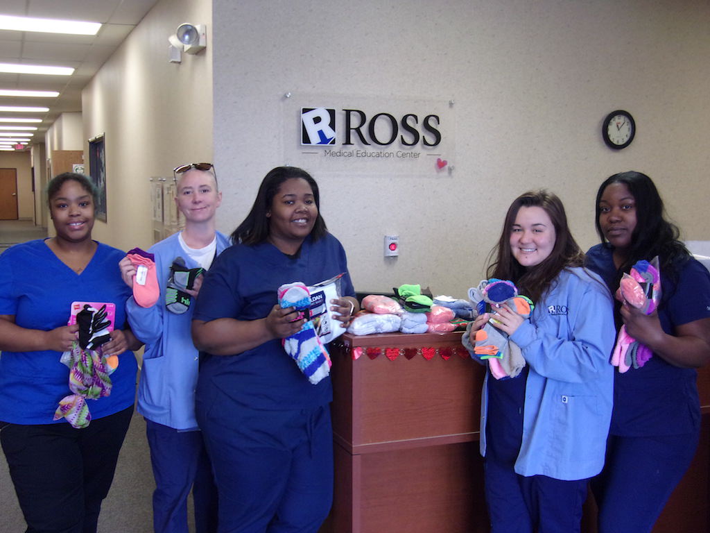 Ross Medical Education Center Ann Arbor Socks for Survivor Packs