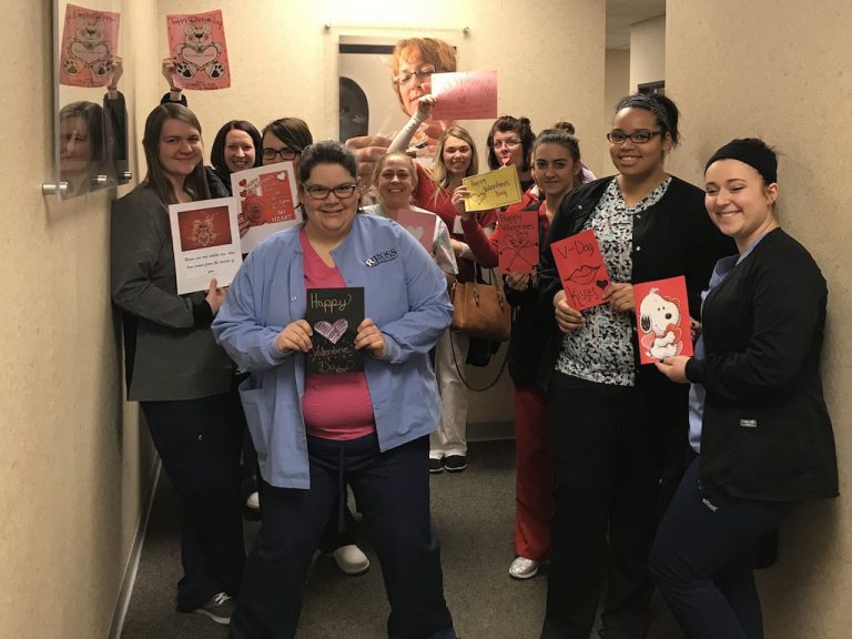 Ross Medical in Erlanger Makes Valentines for Local Elderly Residents Ross Campus News and Events