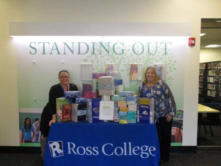 Quad Cities Collects Tissues for Teachers & Students Ross Campus News