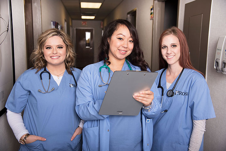 Healthcare training program students